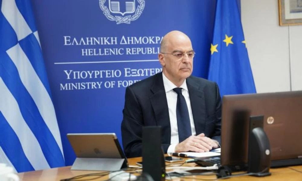 Τηλεδιάσκεψη Δένδια με ΥΠΕΞ της ΕΕ εν όψει του αυριανού Συμβουλίου